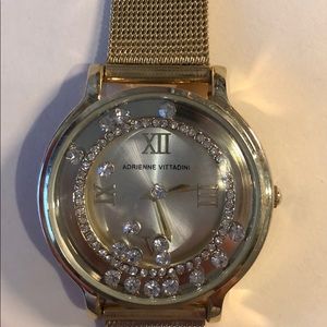 Adrienne Vittadini women's gold watch